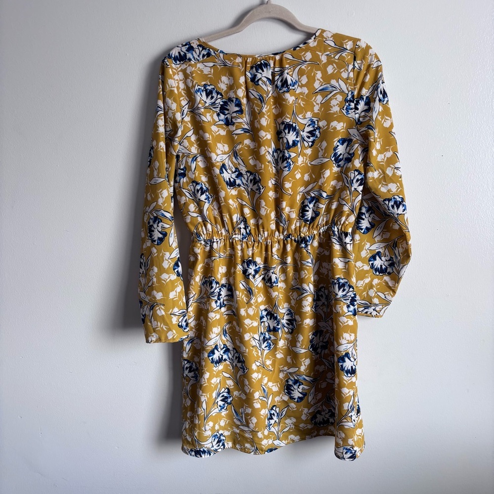 J Crew Women’s Yellow Floral dress size 6 - Picture 6 of 9